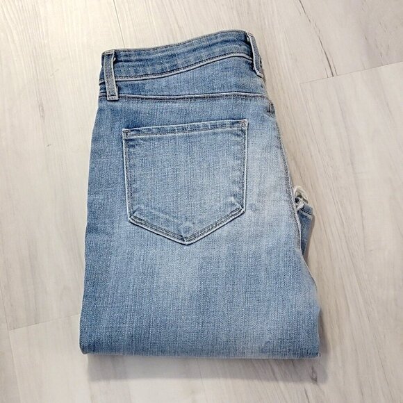 LAGENCE Jeans Denim Catalina High Line Distressed Cropped Size 27 - Picture 10 of 16